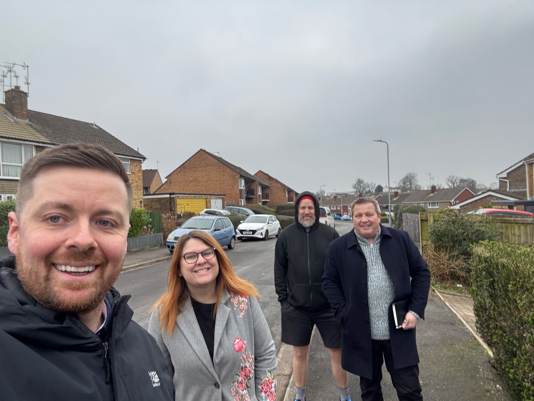 Chris Carter at local business