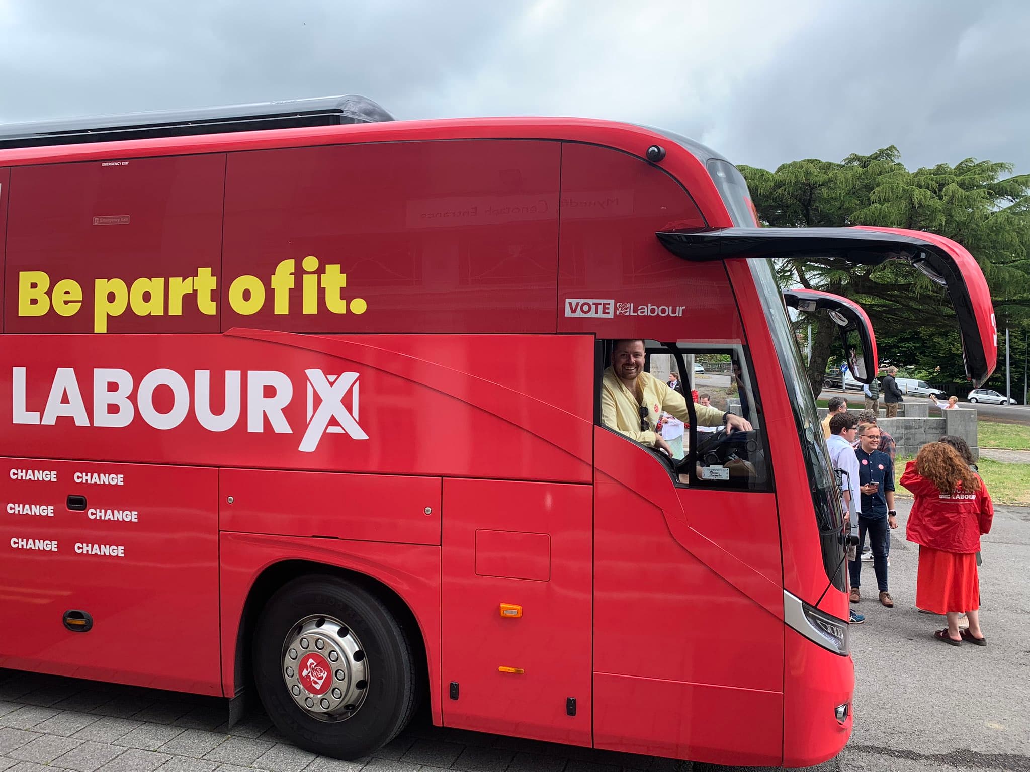 Chris Carter at school visit