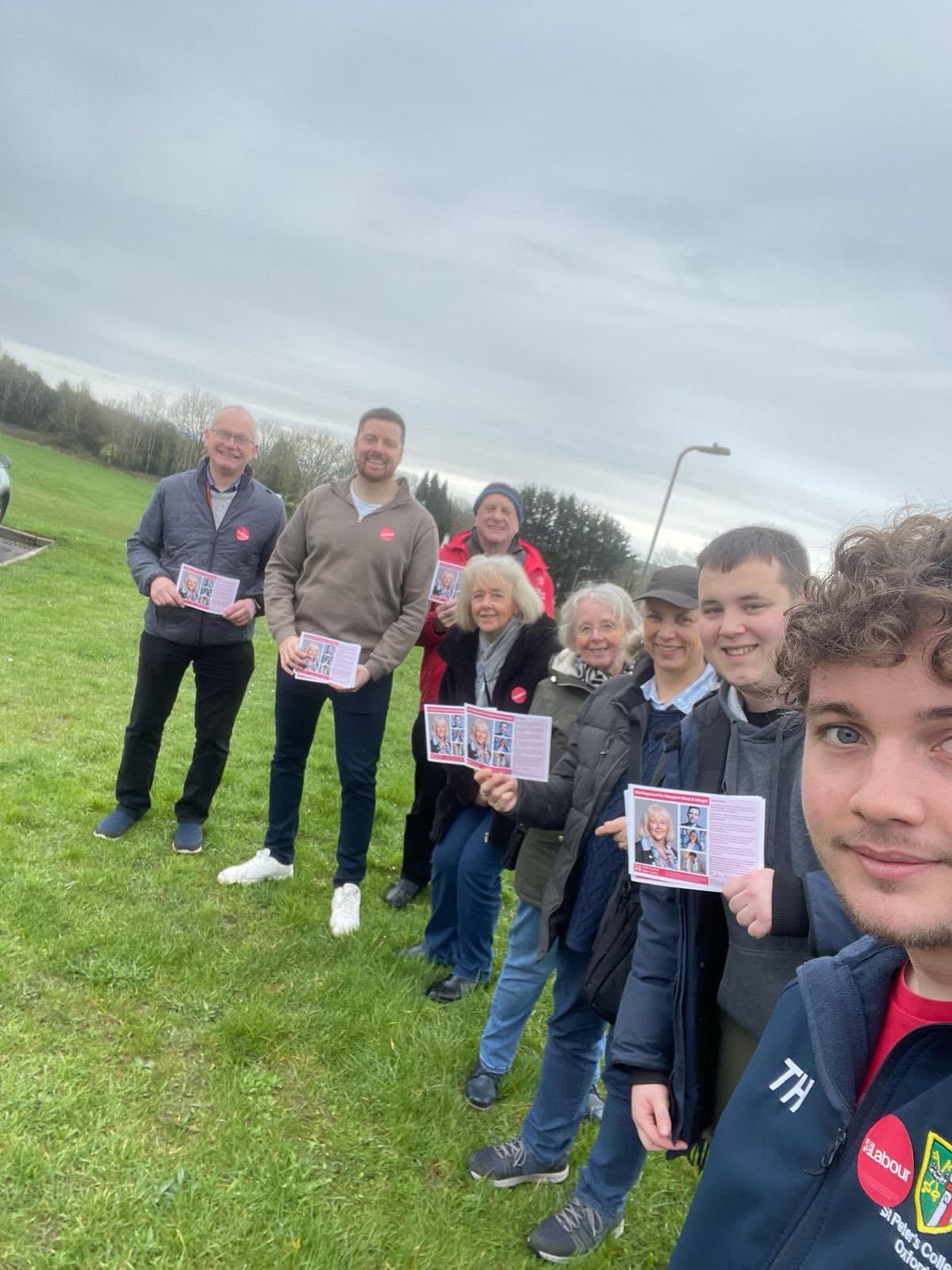 Chris Carter at local business